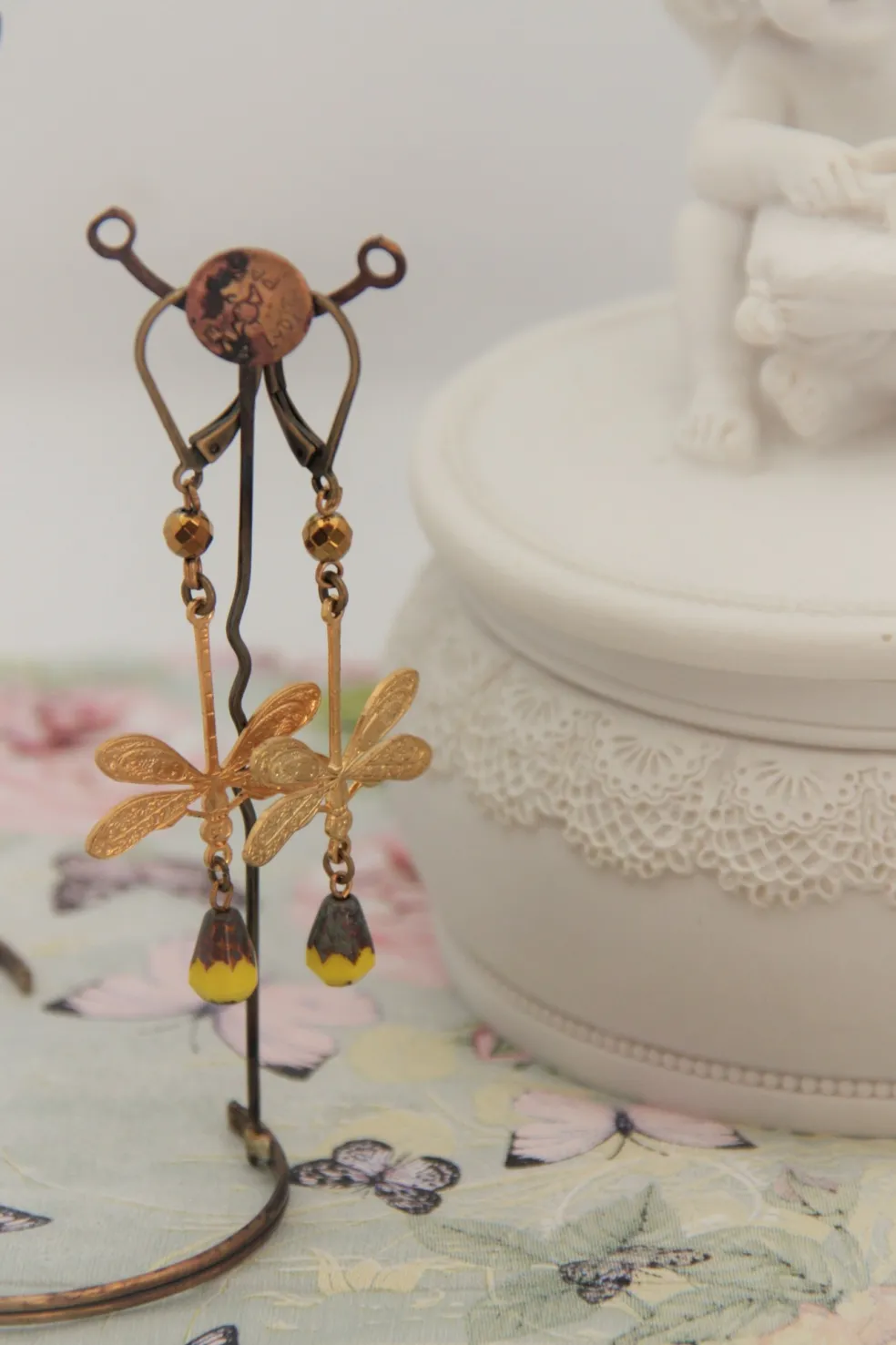 Amberhoeve Libellen oorbellen> Oorbellen